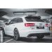 Накладки сплиттеры боковые на задний бампер на Audi RS6 C7